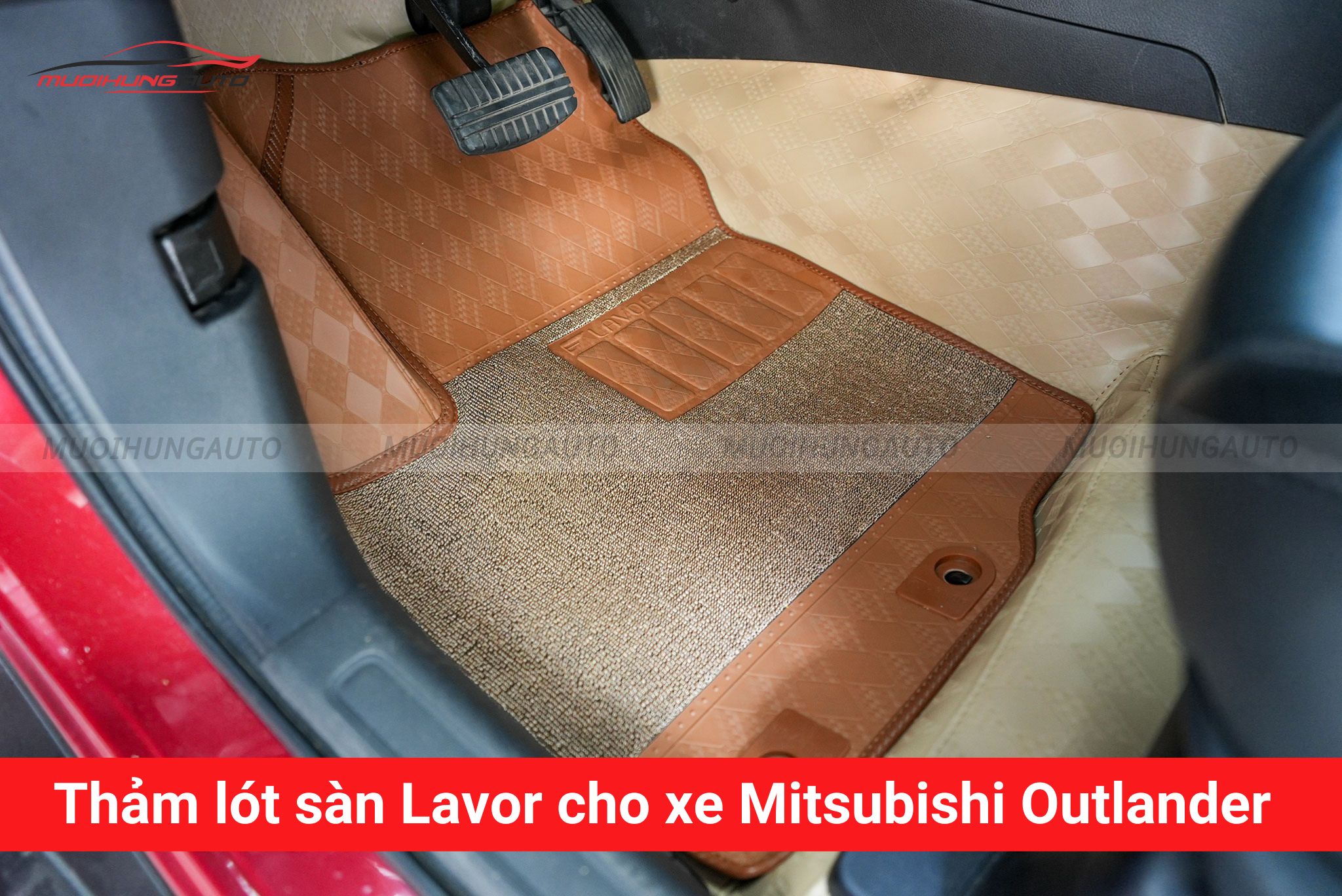 Thảm lót sàn Lavor cho xe Mitsubishi Outlander