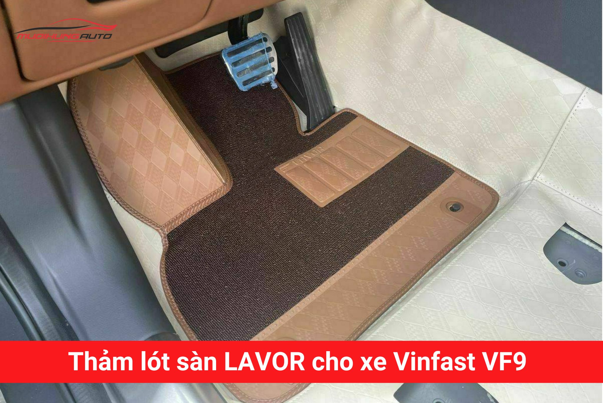 Thảm lót sàn Lavor cho xe Vinfast VF9