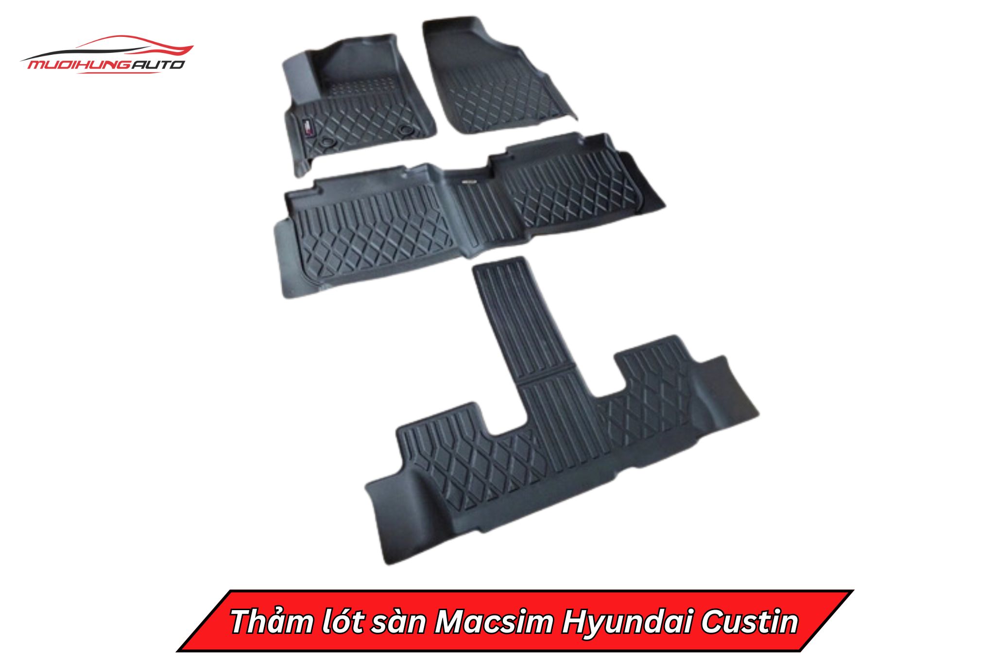 Thảm lót sàn Macsim cho ô tô Huyndai Custin