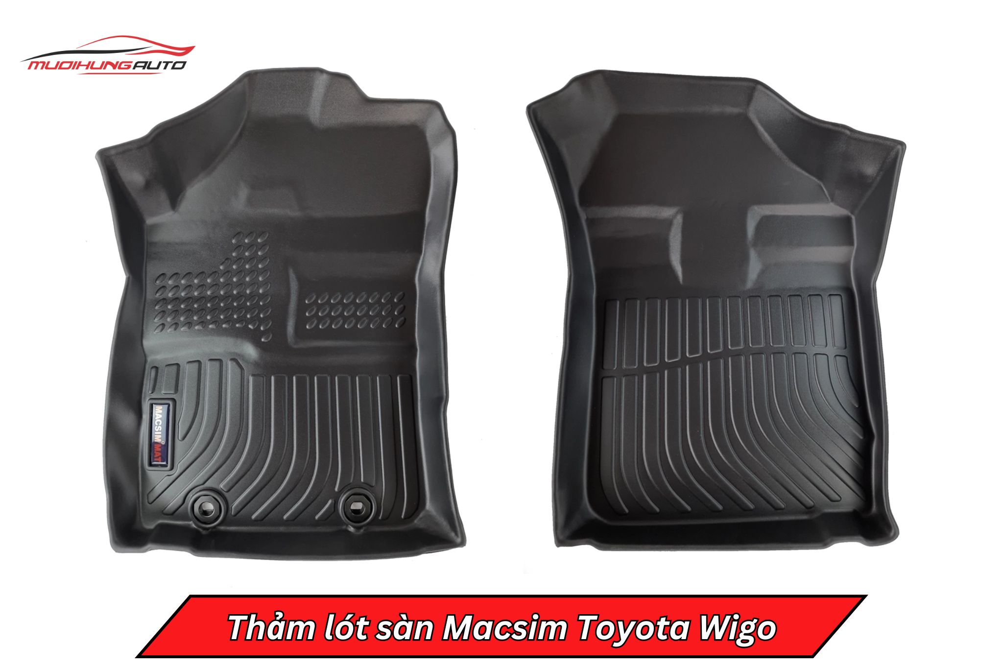 Thảm lót sàn Macsim cho Toyota Wigo