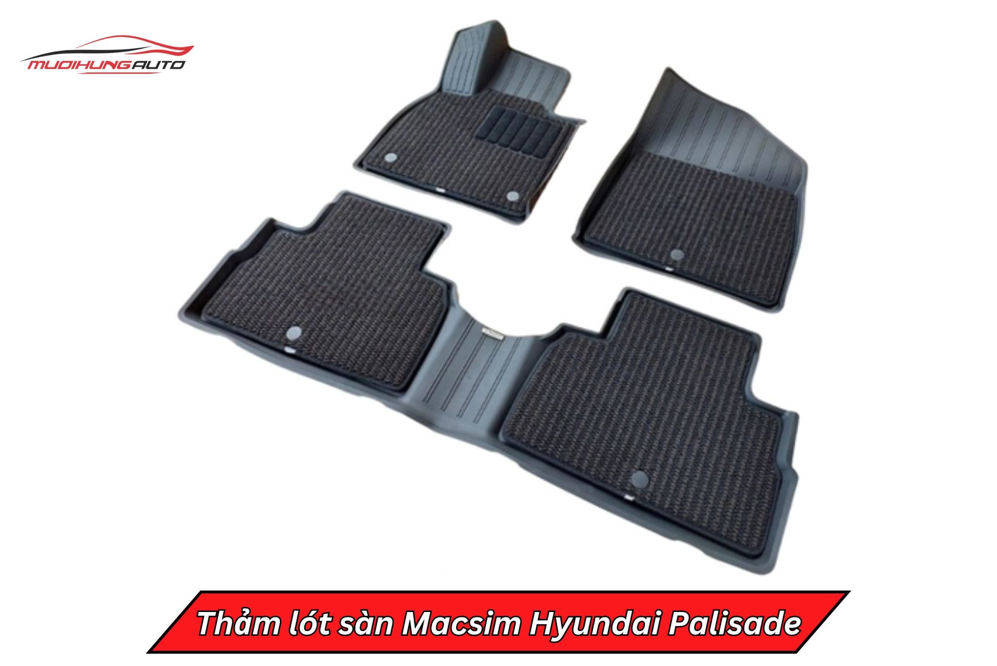Thảm lót sàn Macsim cho xe Hyundai Palisade 2 lớp