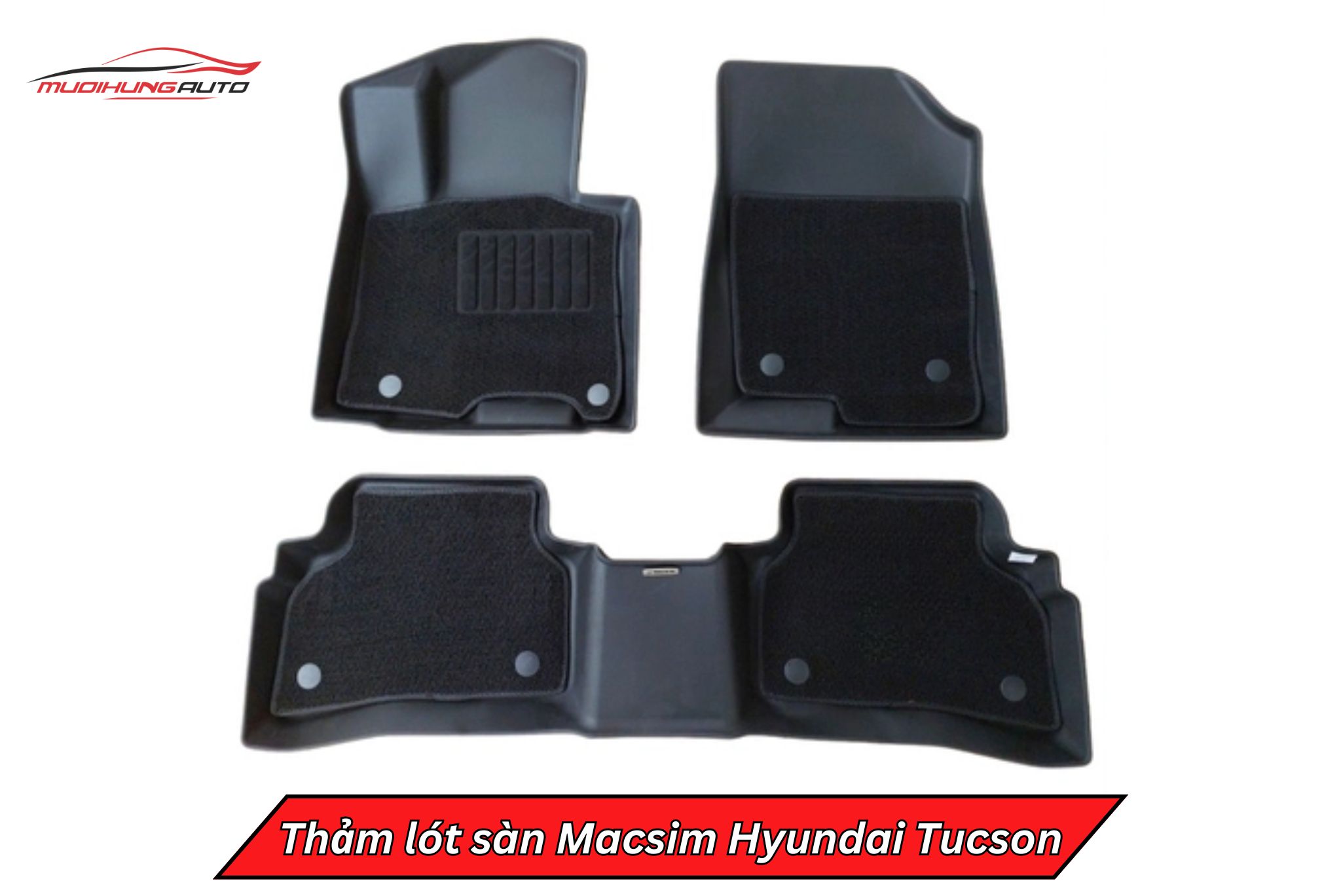 Thảm lót sàn Macsim cho xe Hyundai Tucson 2 lớp