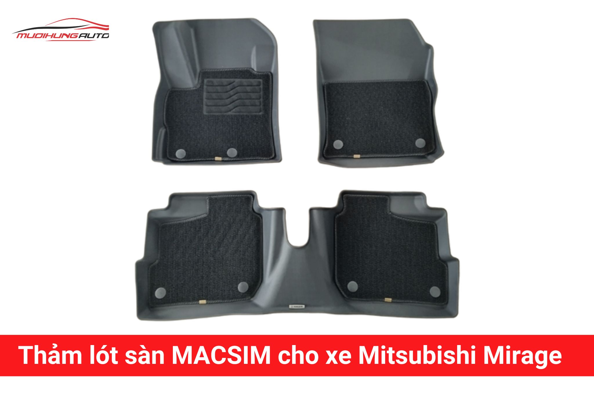 Thảm lót sàn Macsim cho xe Mitsubishi Mirage