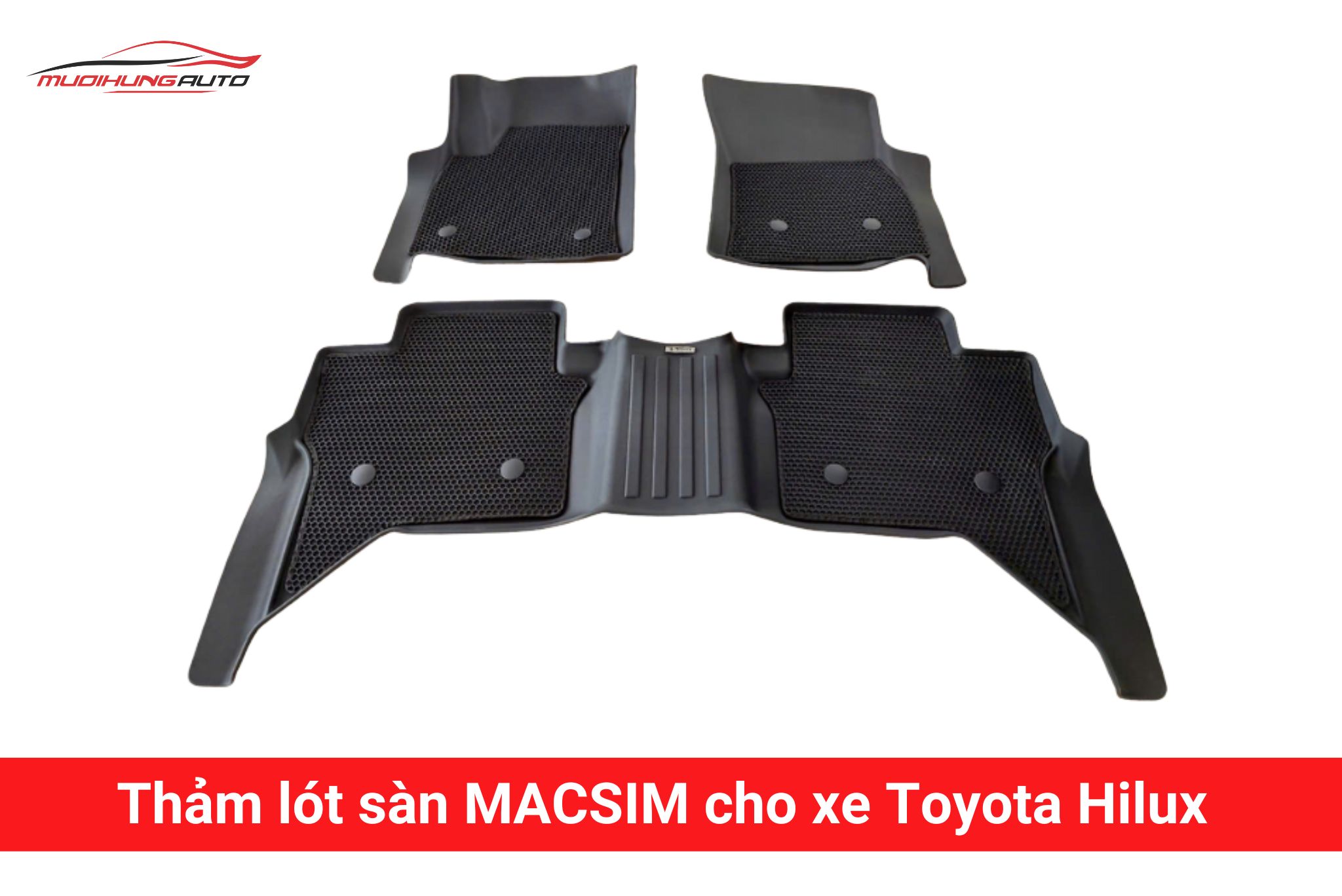 Thảm lót sàn Macsim cho xe Toyota Hilux