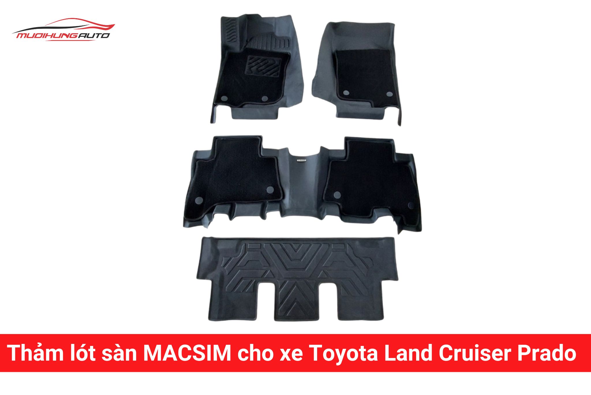 Thảm lót sàn Macsim cho xe Toyota Land Cruiser Prado