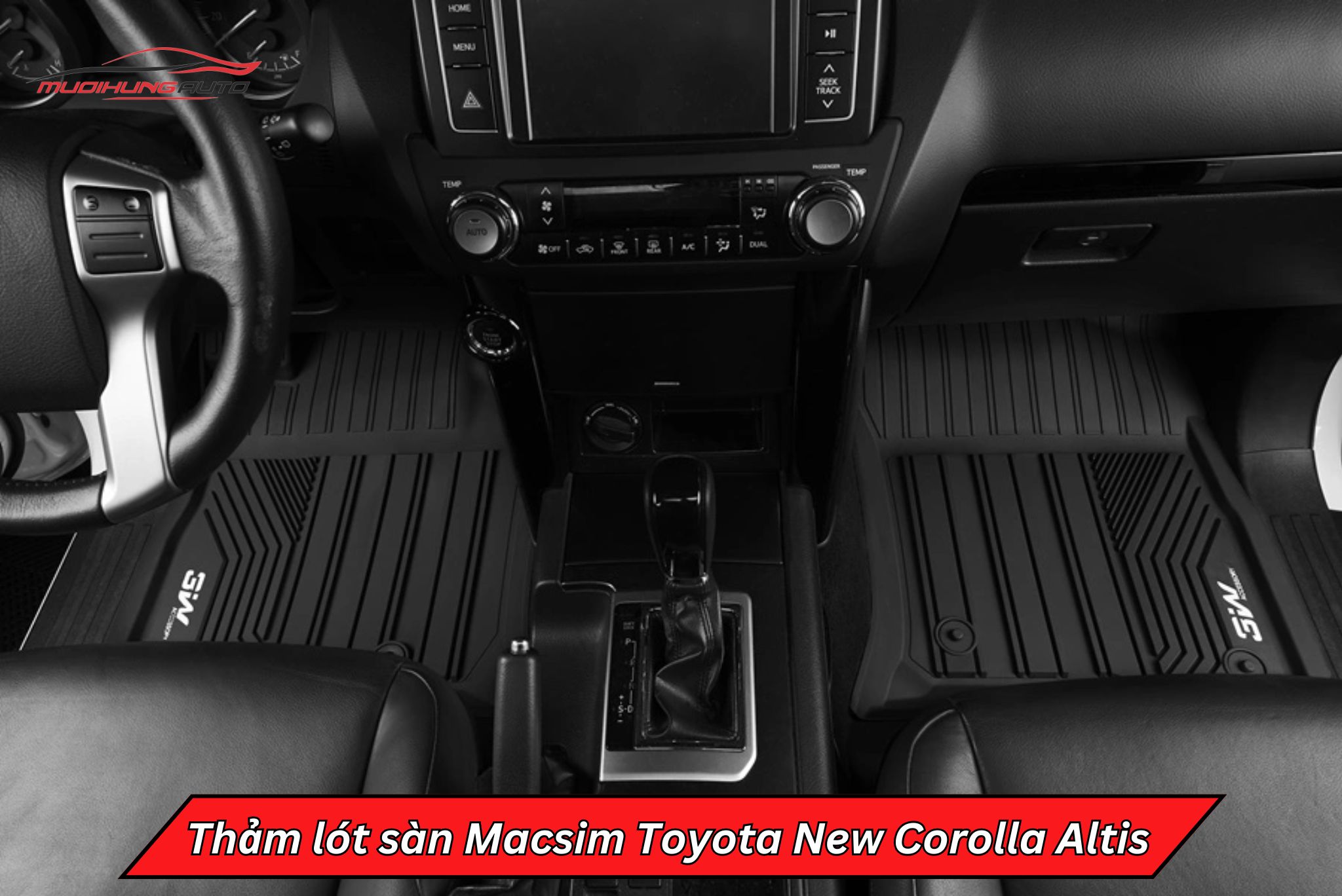 Thảm lót sàn Macsim cho xe Toyota New Corolla Altis