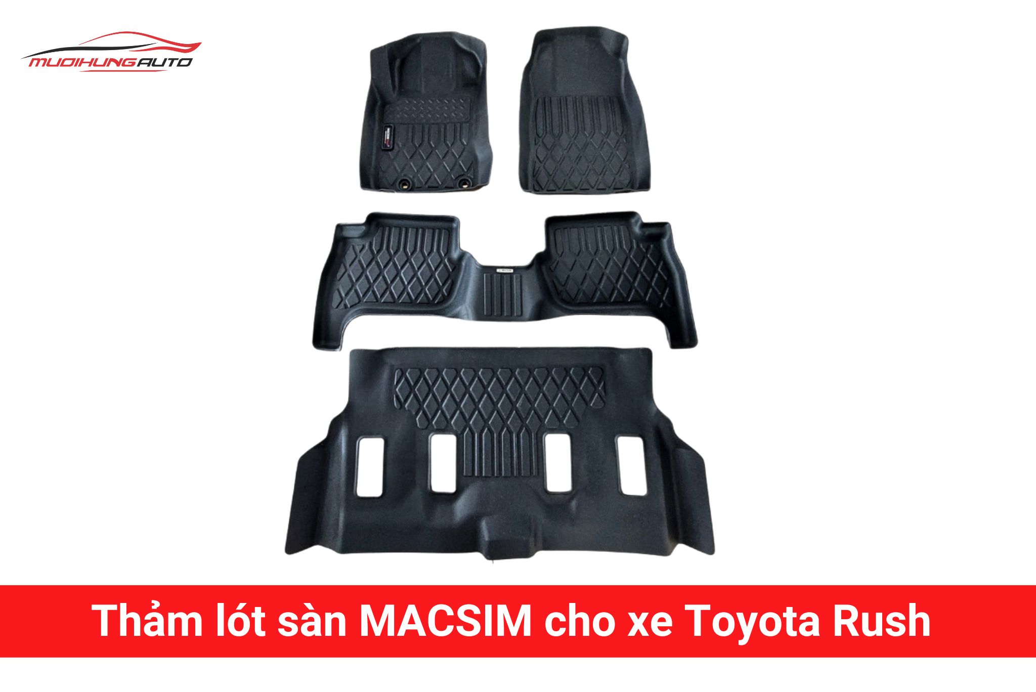 Thảm lót sàn Macsim cho xe Toyota Rush