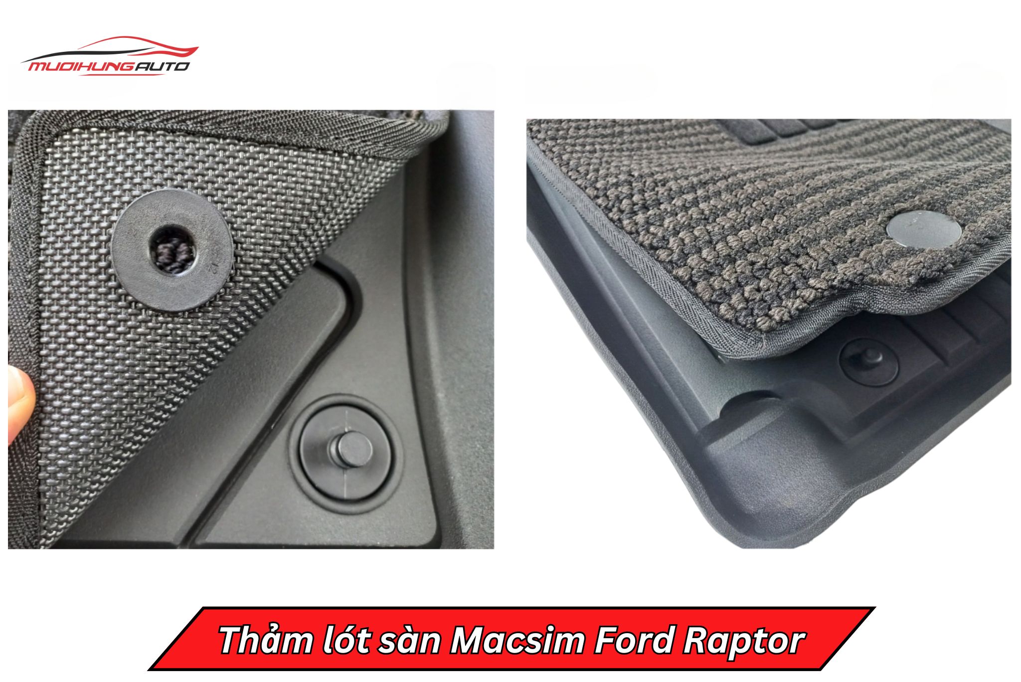 Thảm lót sàn Macsim xe Ford Raptor