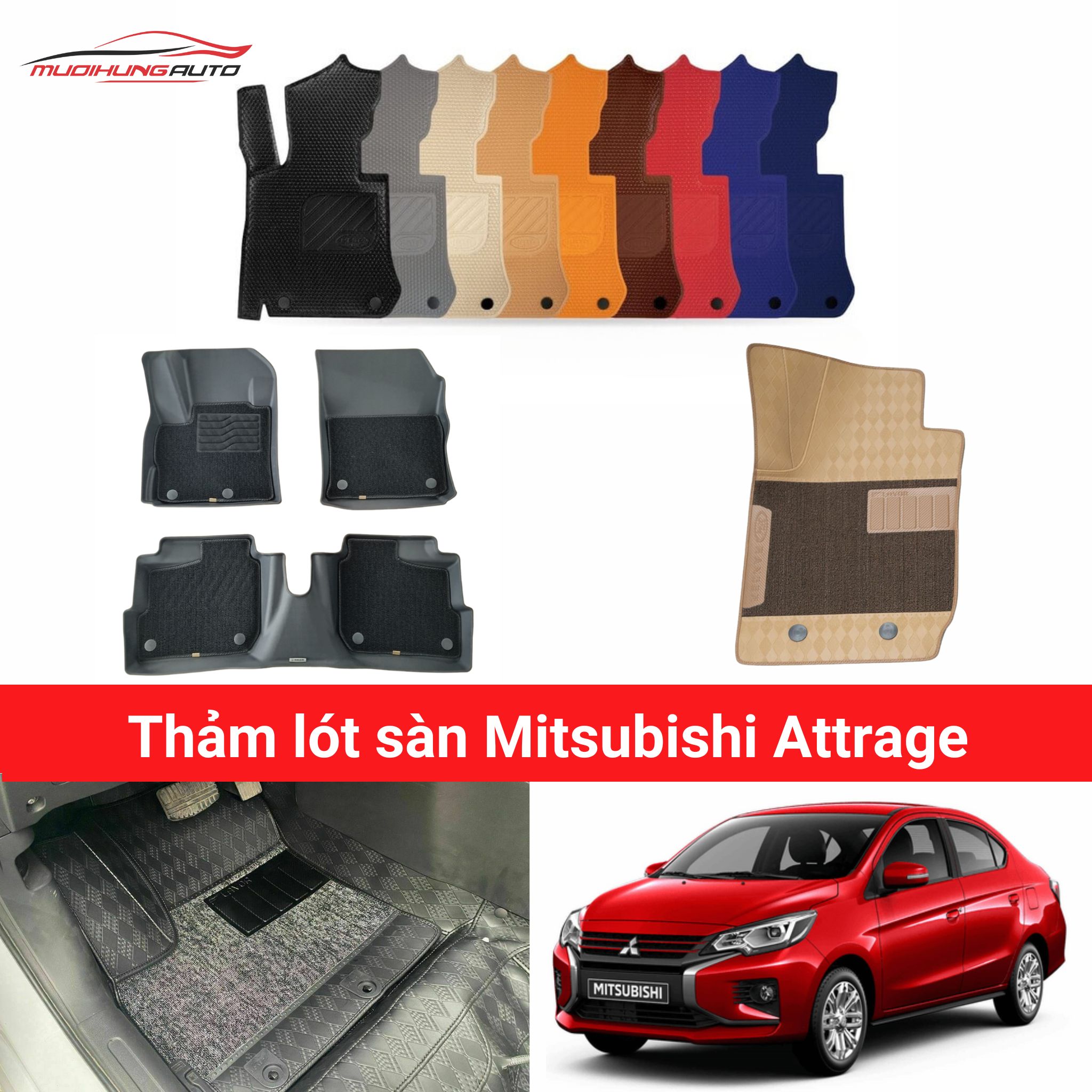 Thảm lót sàn Mitsubishi Attrage