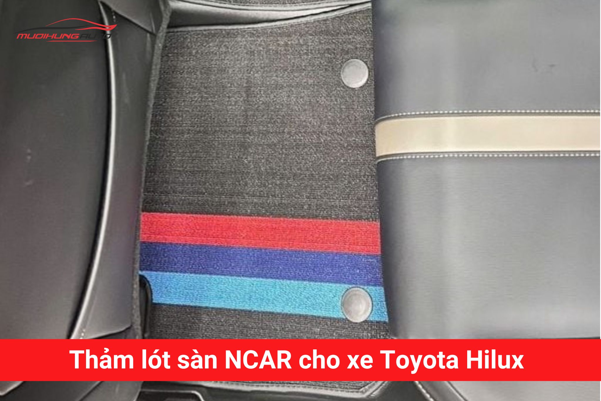 Thảm lót sàn Ncar cho xe Toyota Hilux