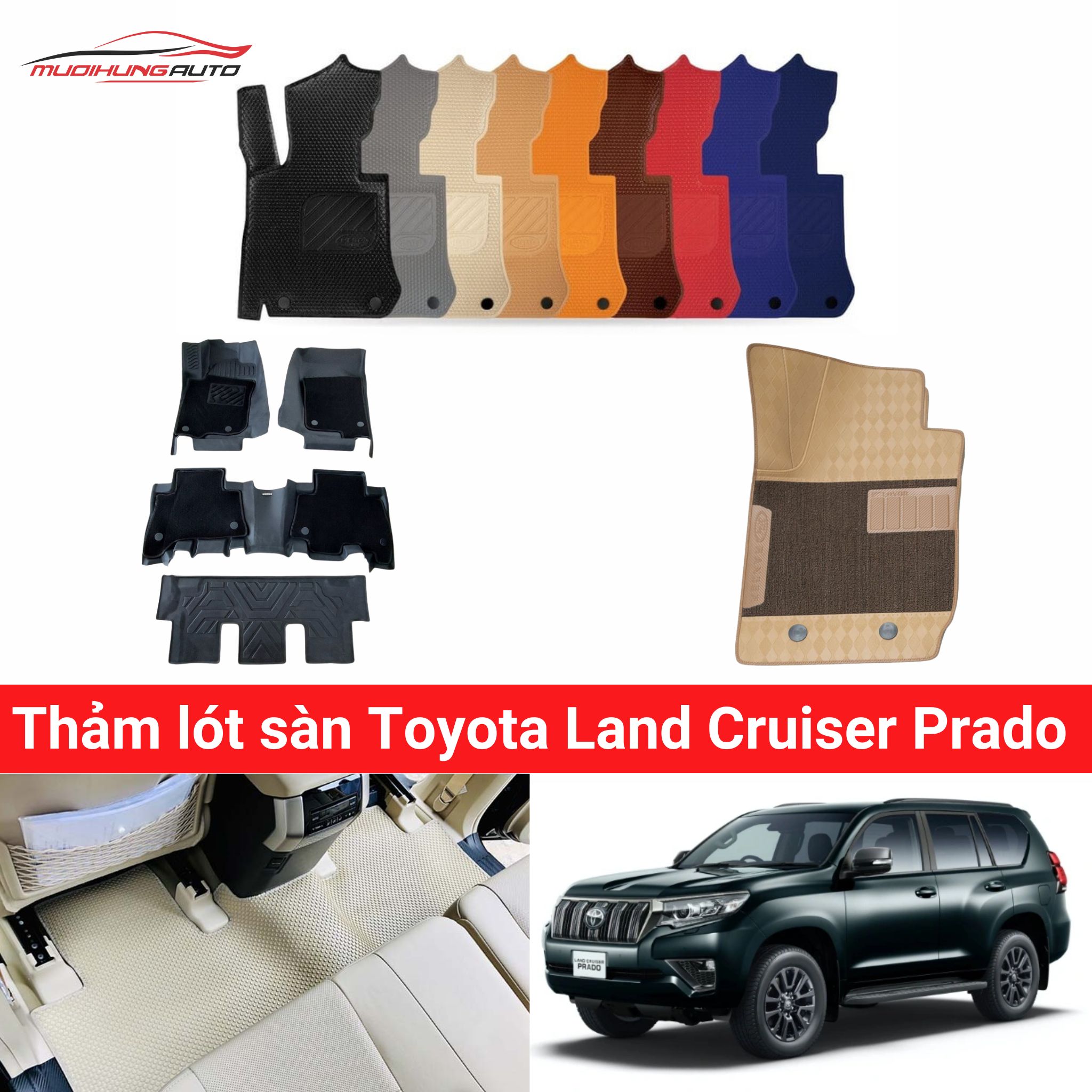 Thảm lót sàn Toyota Land Cruiser Prado