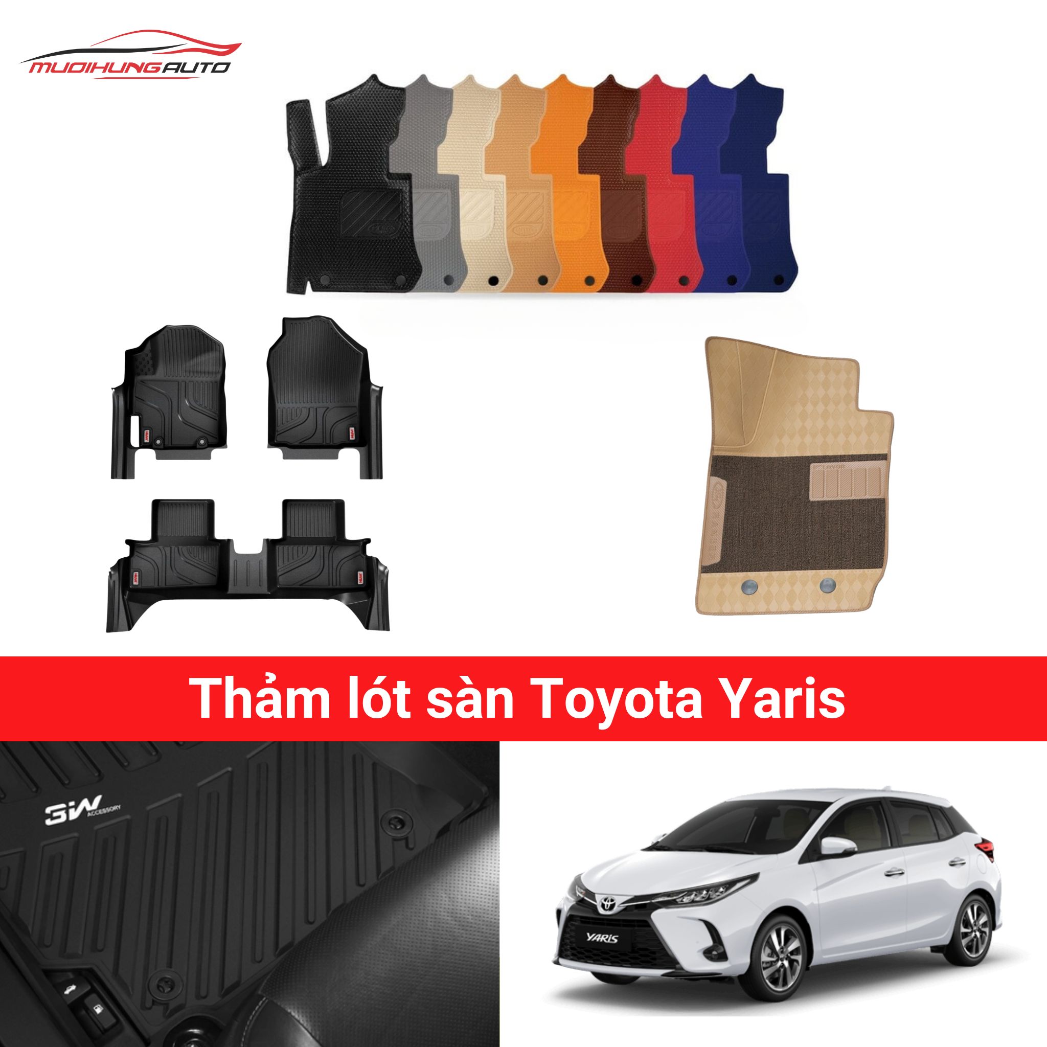 Thảm lót sàn Toyota Yaris