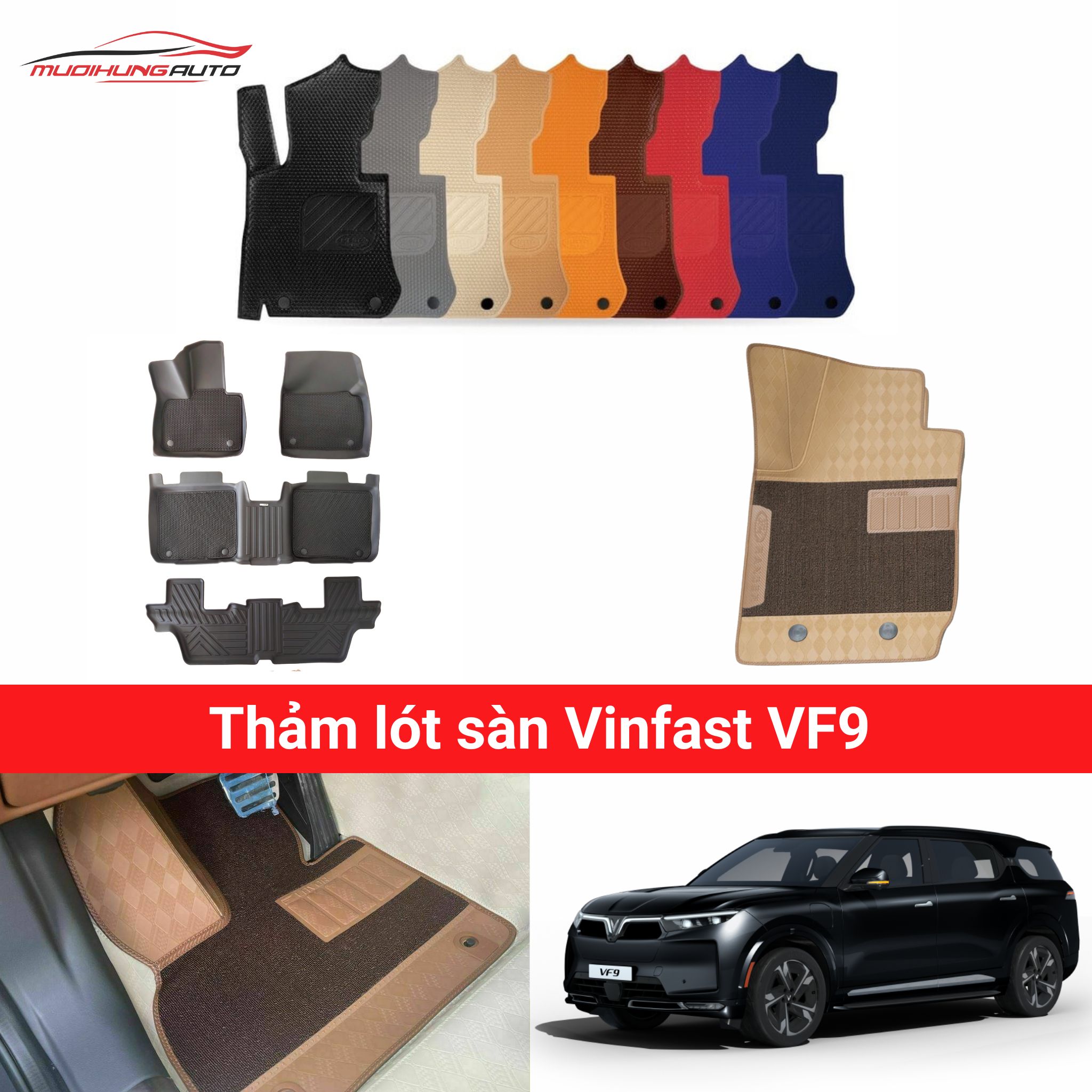 Thảm lót sàn Vinfast VF9