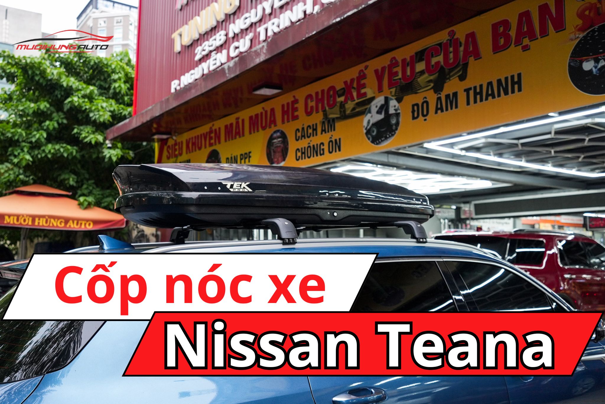 Thùng nóc xe ô tô Nissan Teana