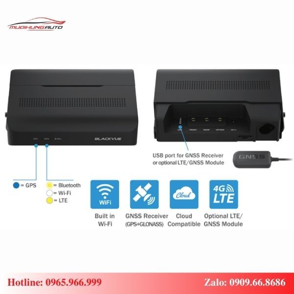 Tích hợp GPS, Wifi - 4G LTE (tùy chọn)