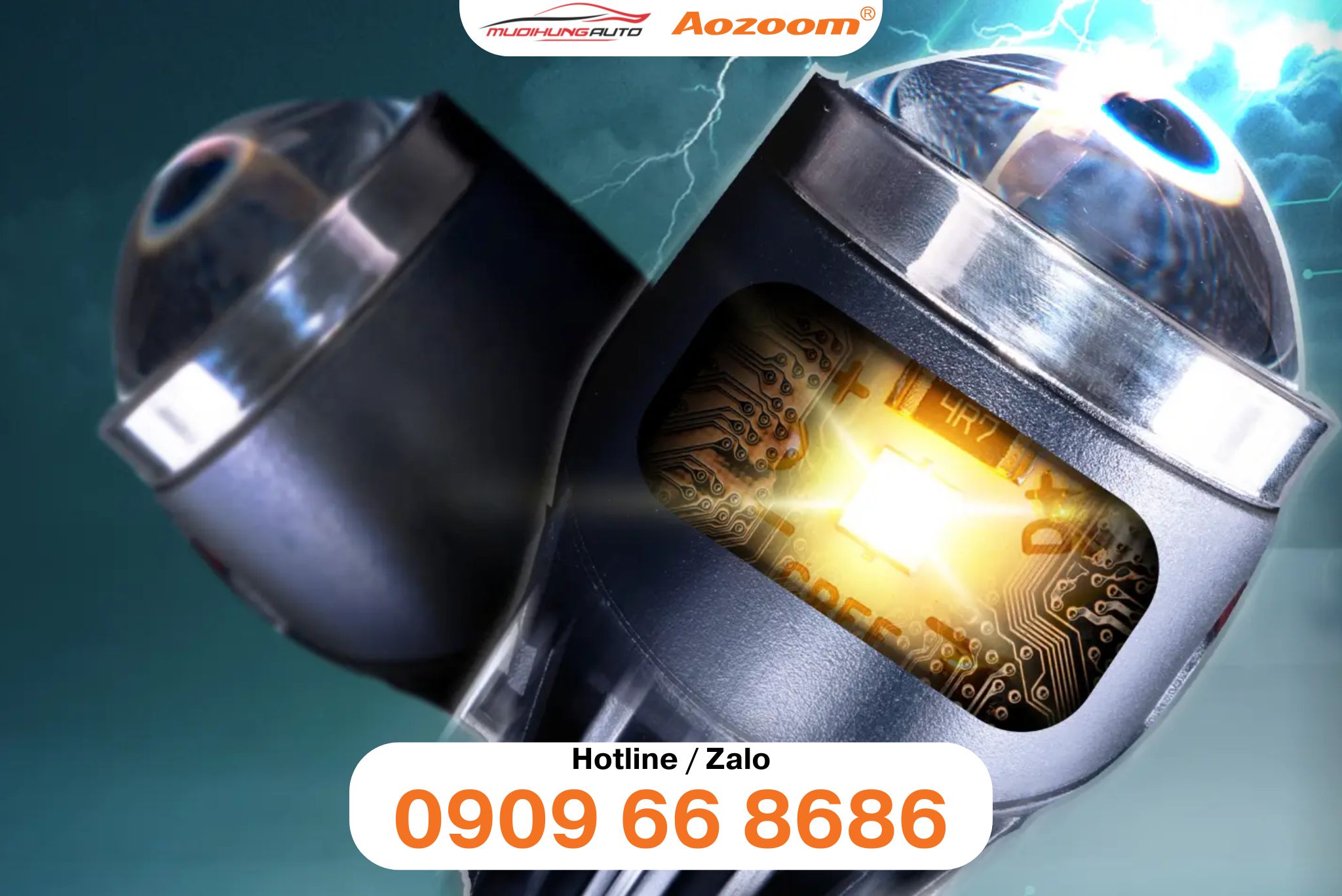 Ưu điểm của đèn bi gầm Aozoom MTAZ Eagle