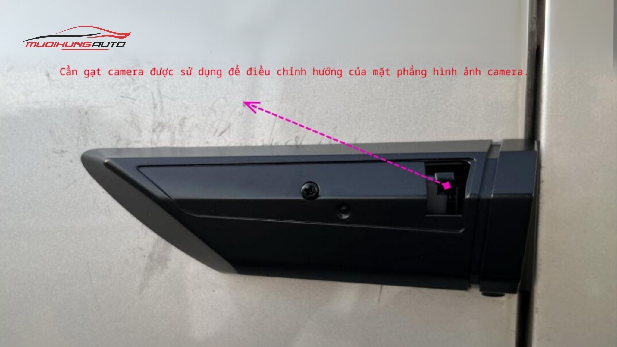 Xác định vị trí cần gạt