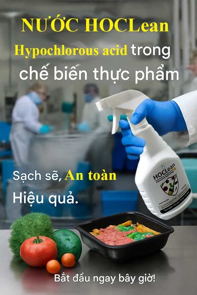 HOCLean xử lý thực phẩm
