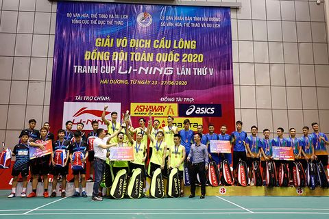 Cảm xúc lẫn lộn tại giải vô địch cầu lông đồng đội toàn quốc 2020 – Cup Li - Ning lần thứ V