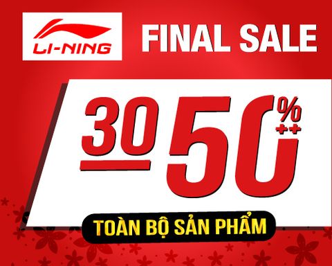 Li-Ning Final Sale 30-50%++ ALL ITEMS