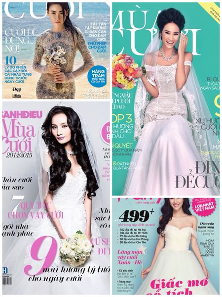 Những tạp chí đồ cưới nổi tiếng tại Việt Nam