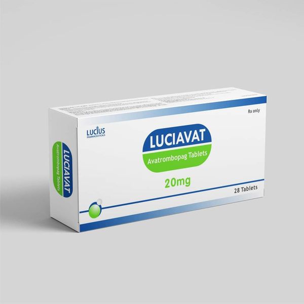 Thuốc Luciavat Avatrombopag 20mg điều trị tình trạng giảm tiểu cầu