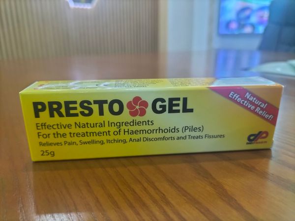 Thuốc bôi trĩ Presto Gel giá bao nhiêu?