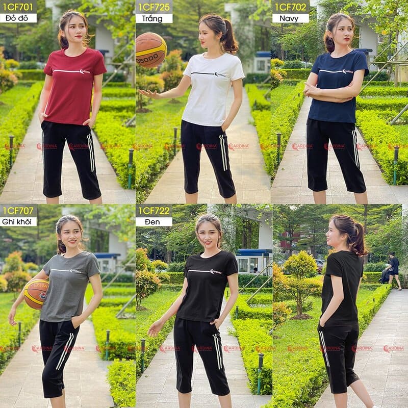50+ Mẫu Bộ đồ lửng mặc nhà Cardina - Thoải mái - Trẻ trung