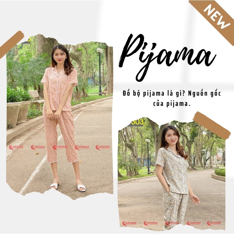 50+ mẫu đồ ngủ nữ pijama siêu xinh, mặc mát tại Cardina