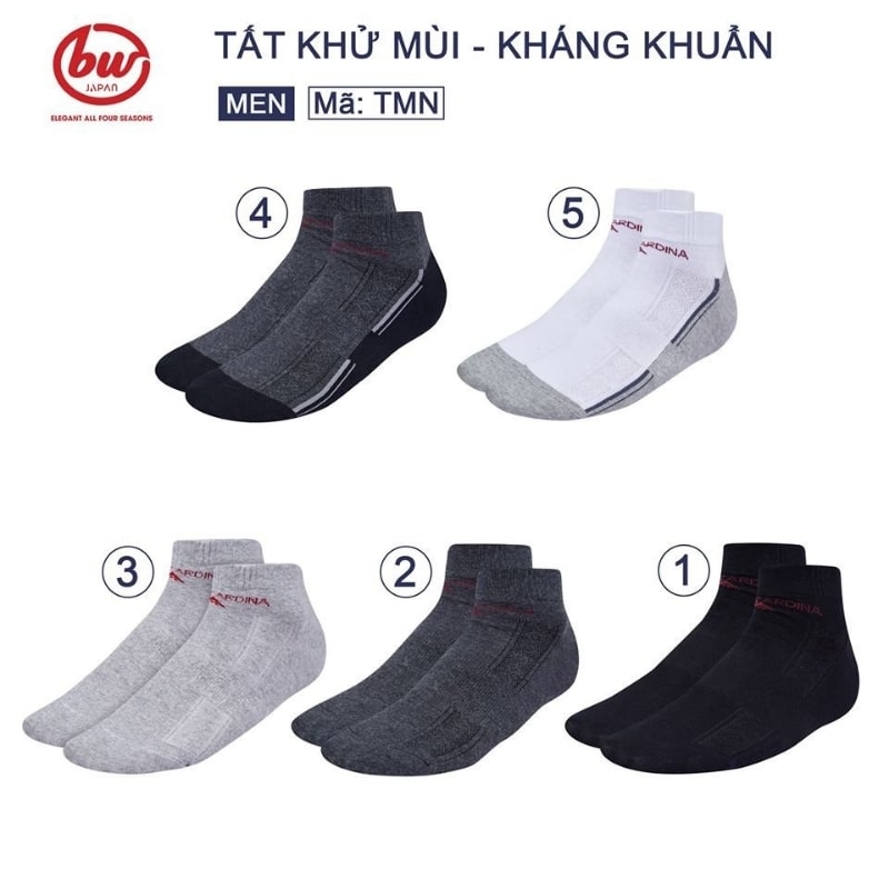 Tất Nam Cao Cấp - Kháng Khuẩn - Khử Mùi - Chống Hôi Chân