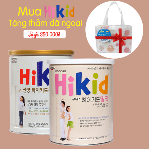 Sữa Hikid - khuyến mãi vàng cho bé yêu mau lớn!