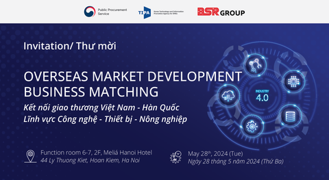 Chương trình kết nối giao thương Việt Nam - Hàn Quốc Lĩnh vực Công nghệ - Thiết bị - Nông nghiệp