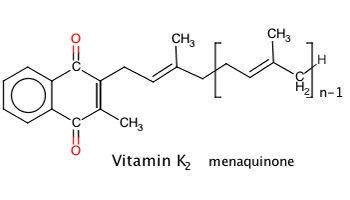 Kết quả hình ảnh cho công thức vitamin k2