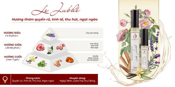 Le Jubile - hương thơm tinh tế và phong cách