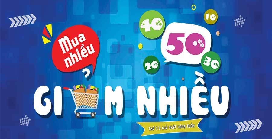 Khuyến mãi Mua nhiều Giảm nhiều 13/10 và 14/10