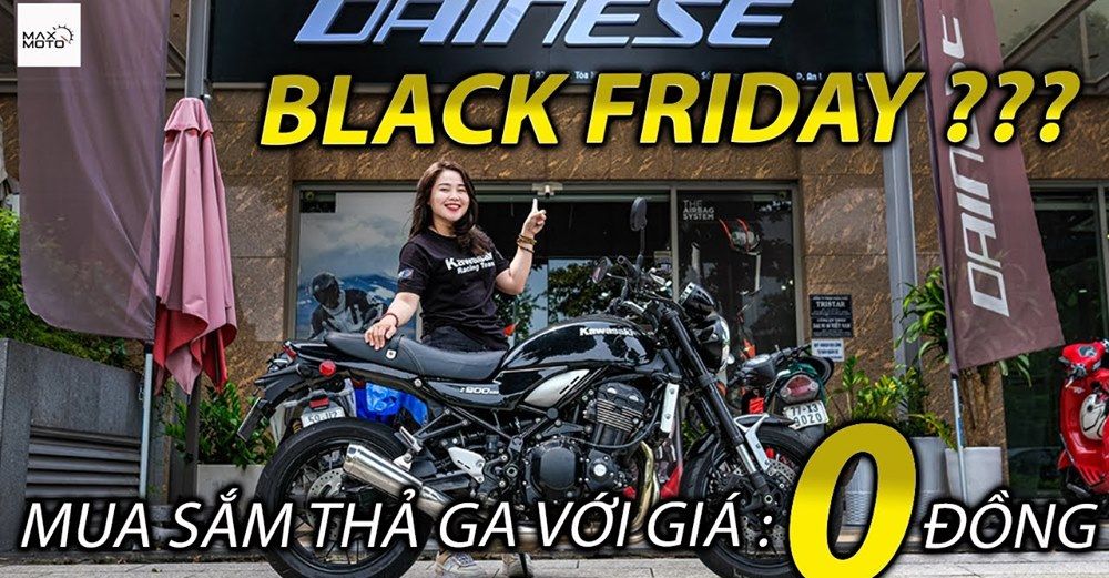MUA SẮM THẢ GA VỚI GIÁ 0 ĐỒNG TẠI DAINESE Việt Nam | MAXMOTO | KAWASAKI Việt Nam