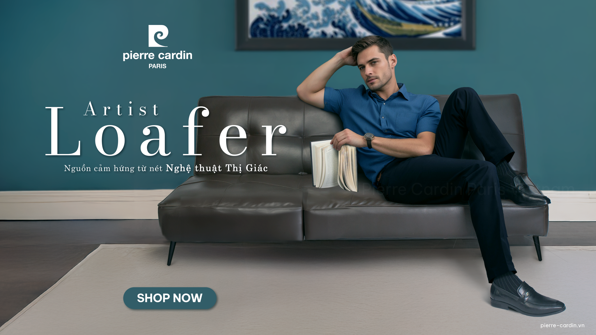 Pierre Cardin Paris Vietnam: Giày Artist Loafer Pierre Cardin - PCMFWLG 756