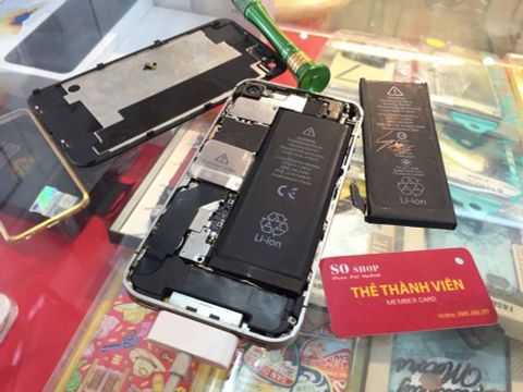 Thay pin iPhone 6s chính hãng lấy liền tại TPHCM giá cực tốt