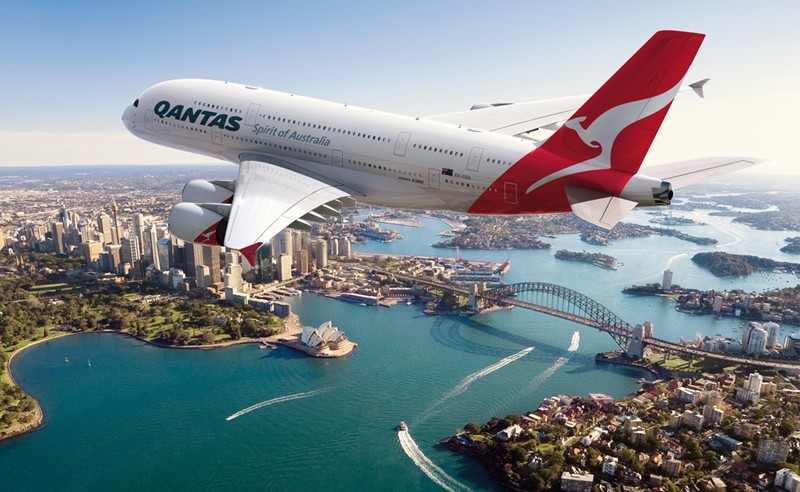 Vé máy bay giá rẻ Qantas Airways