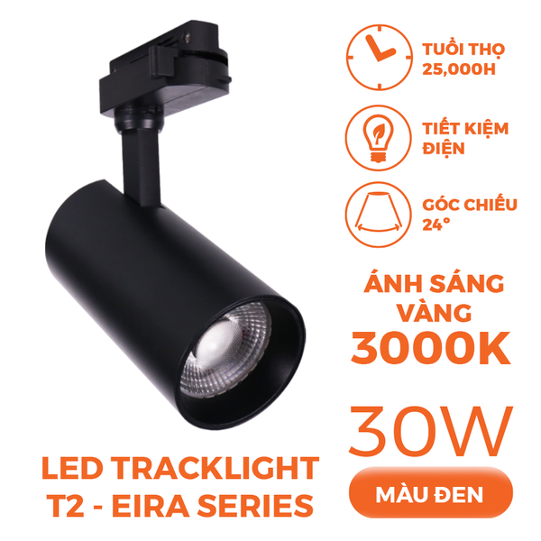 20 mẫu đèn Tracklight T2 - Eira Serries trang trí showroom bắt mắt