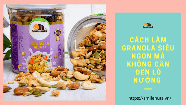 Cách làm Granola siêu ngon mà không cần đến lò nướng