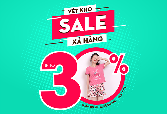 Sunfly Trendy xả hàng với ưu đãi 30% lớn nhất trong năm 2018