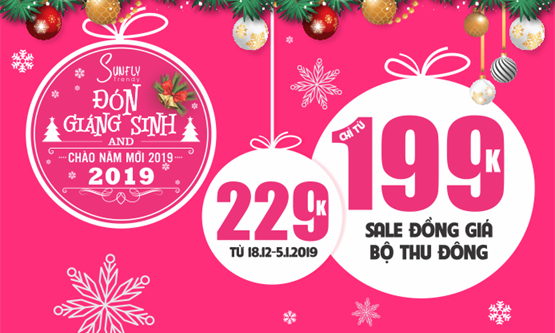 Đón Giáng sinh, rinh ưu đãi sốc cùng Sunfly