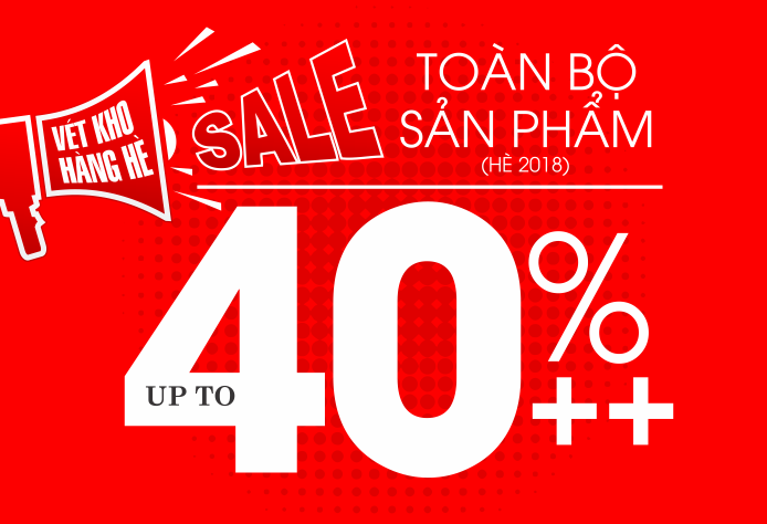 Sunfly Trendy sale up to 40%++ toàn bộ sản phẩm Hè 2018