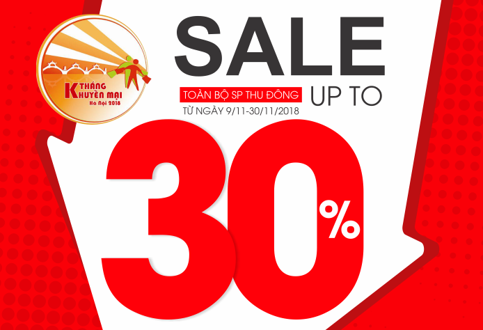 Hưởng ứng tháng khuyến mại Hà Nội – Sunfly sale up to 30% toàn bộ cửa hàng
