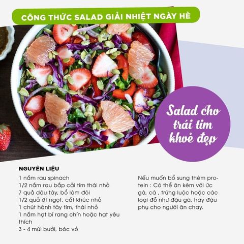 Công thức salad ngon