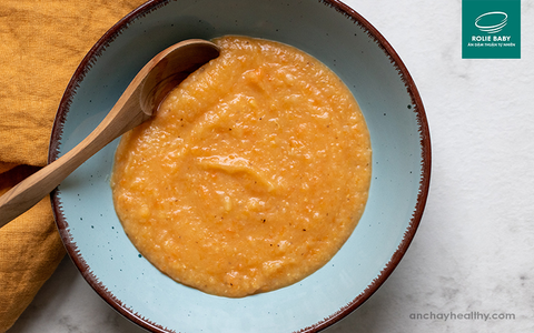 Soup khoai tây đậu lăng giàu protein cho trẻ ăn dặm từ 7 tháng trở lên