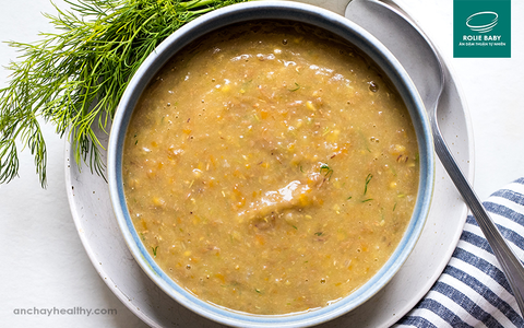 Soup khoai tây cà rốt đậu lăng bổ dưỡng