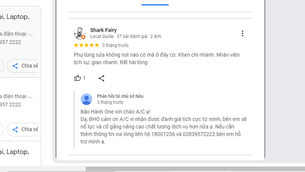 Tại sao Bảo Hành One luôn được khách hàng tin tưởng?