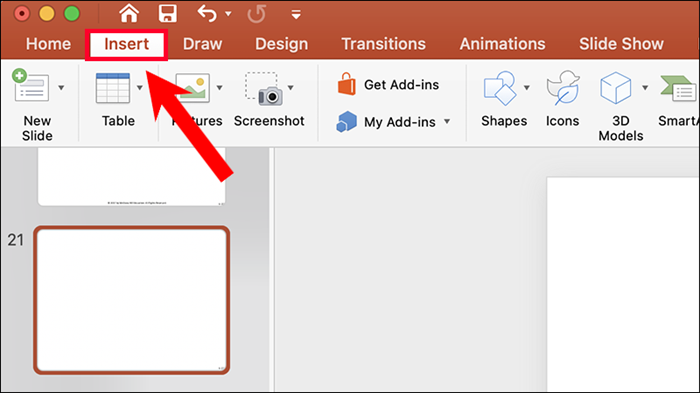 Chèn video online trên Powerpoint 365